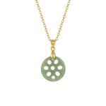 seree Lotus Root Jade Pendant Necklace