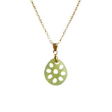 seree - Lotus Root Jade Pendant Necklace