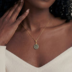 seree Lotus Root Jade Pendant Necklace