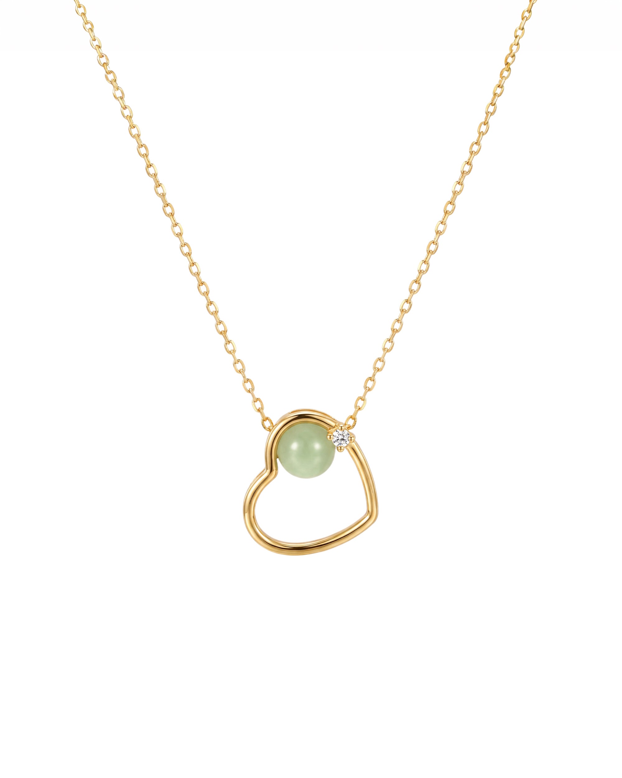 seree maison heart nephrite jade green pendant necklace 2