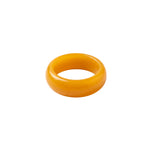 seree - Mandarin — Orange Jade Stone Ring