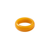 seree - Mandarin — Orange Jade Stone Ring