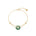 seree - Marlo — Green Jade Gold Bracelet
