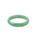 Minimalist polished green stone bangle shown in a front-facing product photo.