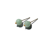 seree - Mira — Jadeite Sphere Studs