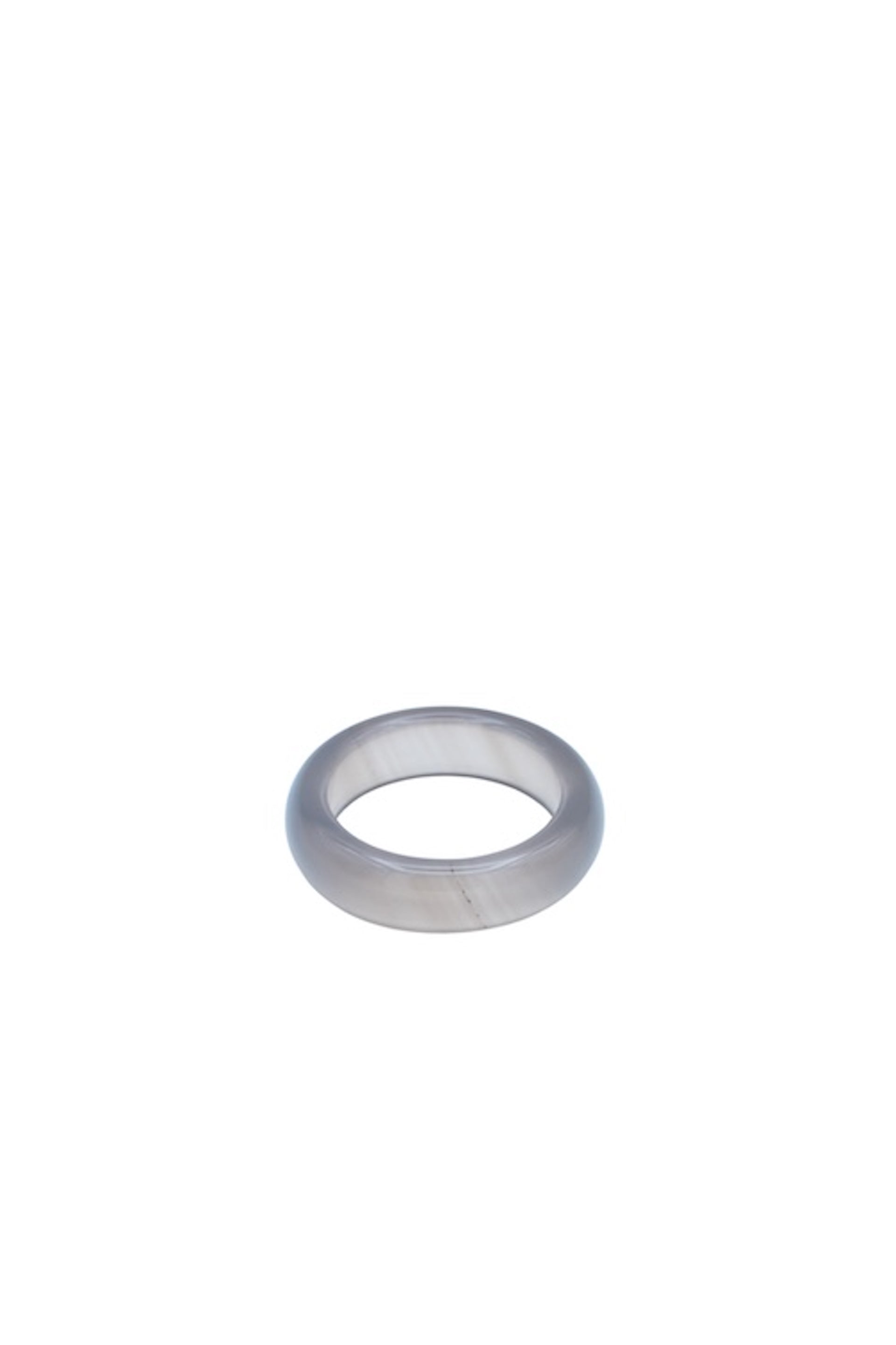 seree - Mist — Grey Purple Jade Stone Ring