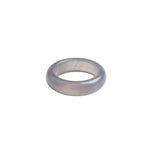 seree - Mist — Grey Purple Jade Stone Ring in Grey