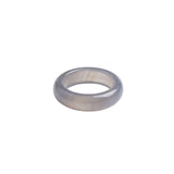 seree - Mist — Grey Purple Jade Stone Ring in Grey