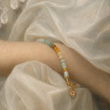 Mosaic | Birdie Tricolor Jade Bracelet