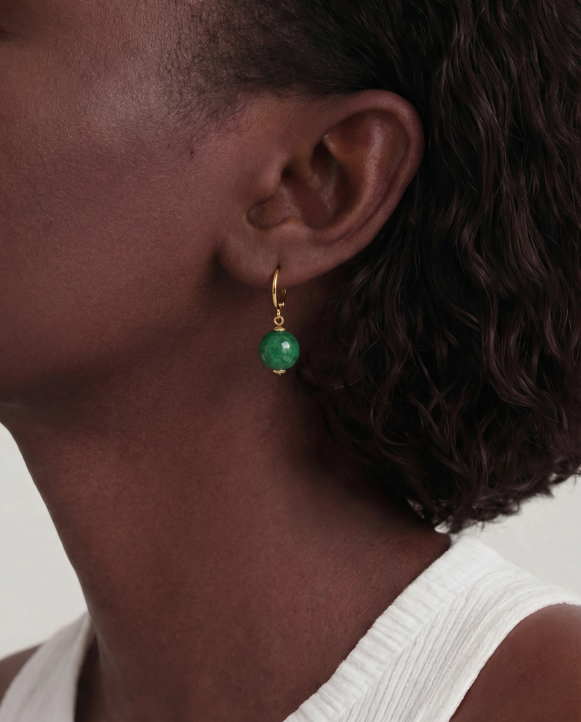 seree - Nadene — Jade Drop Earrings