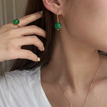 seree - Nadene — Jade Drop Earrings