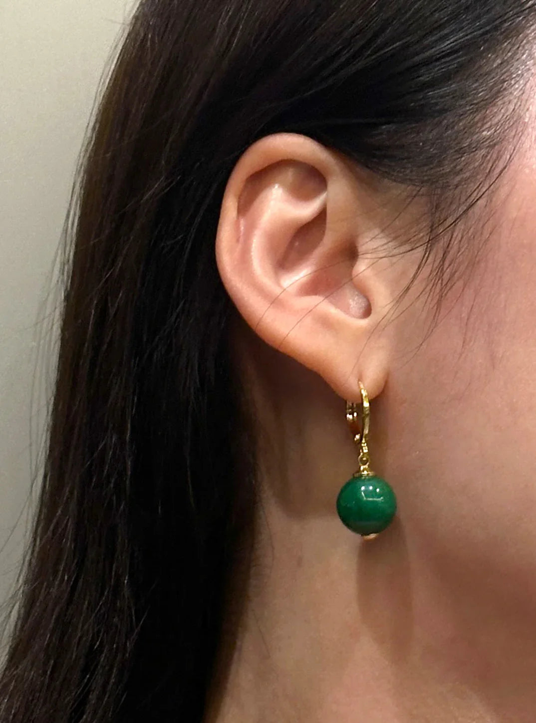 seree - Nadene — Jade Drop Earrings