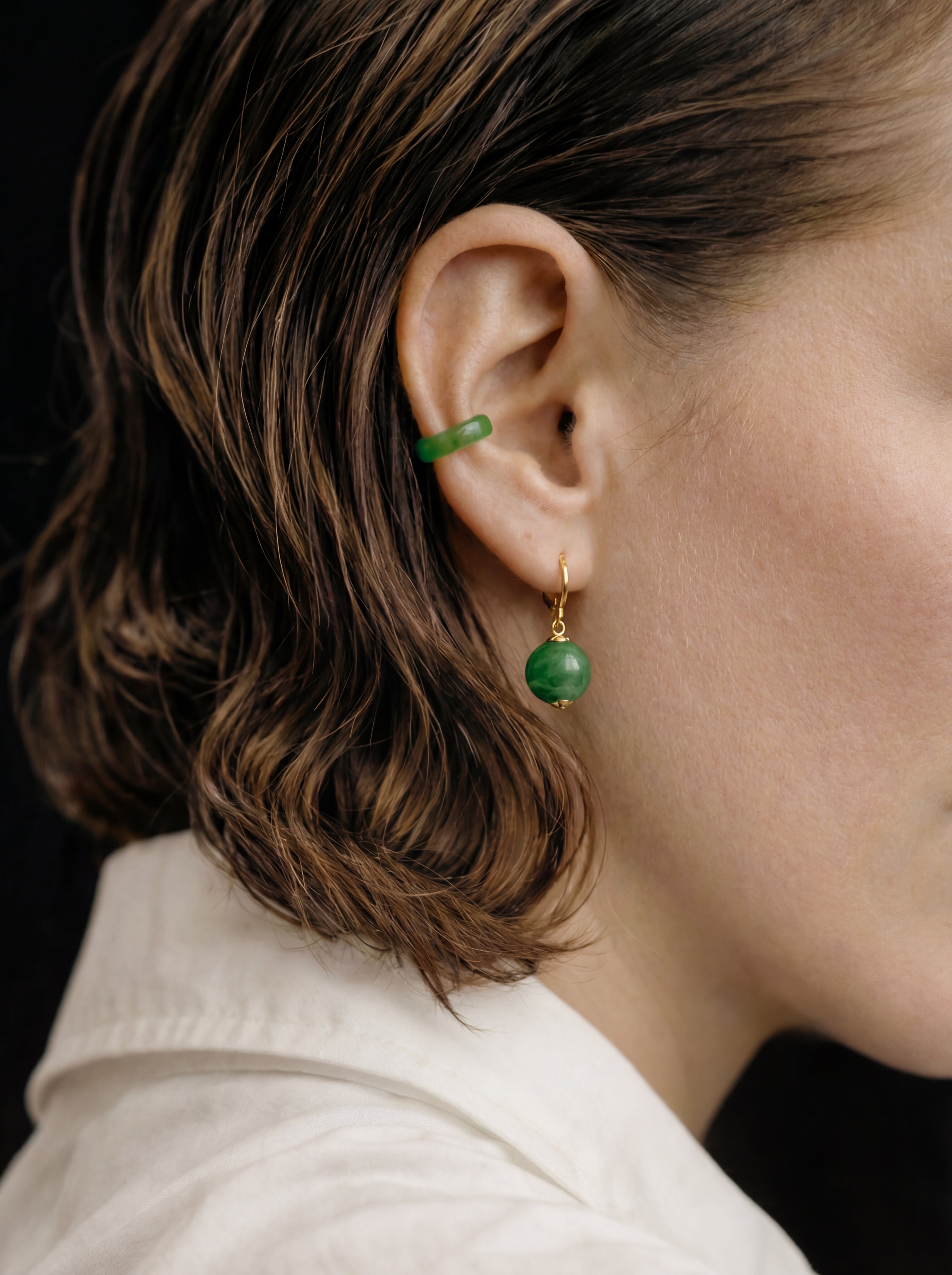 seree - Nadene — Jade Drop Earrings