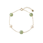 seree - Olivia — Jade Pearl Bracelet