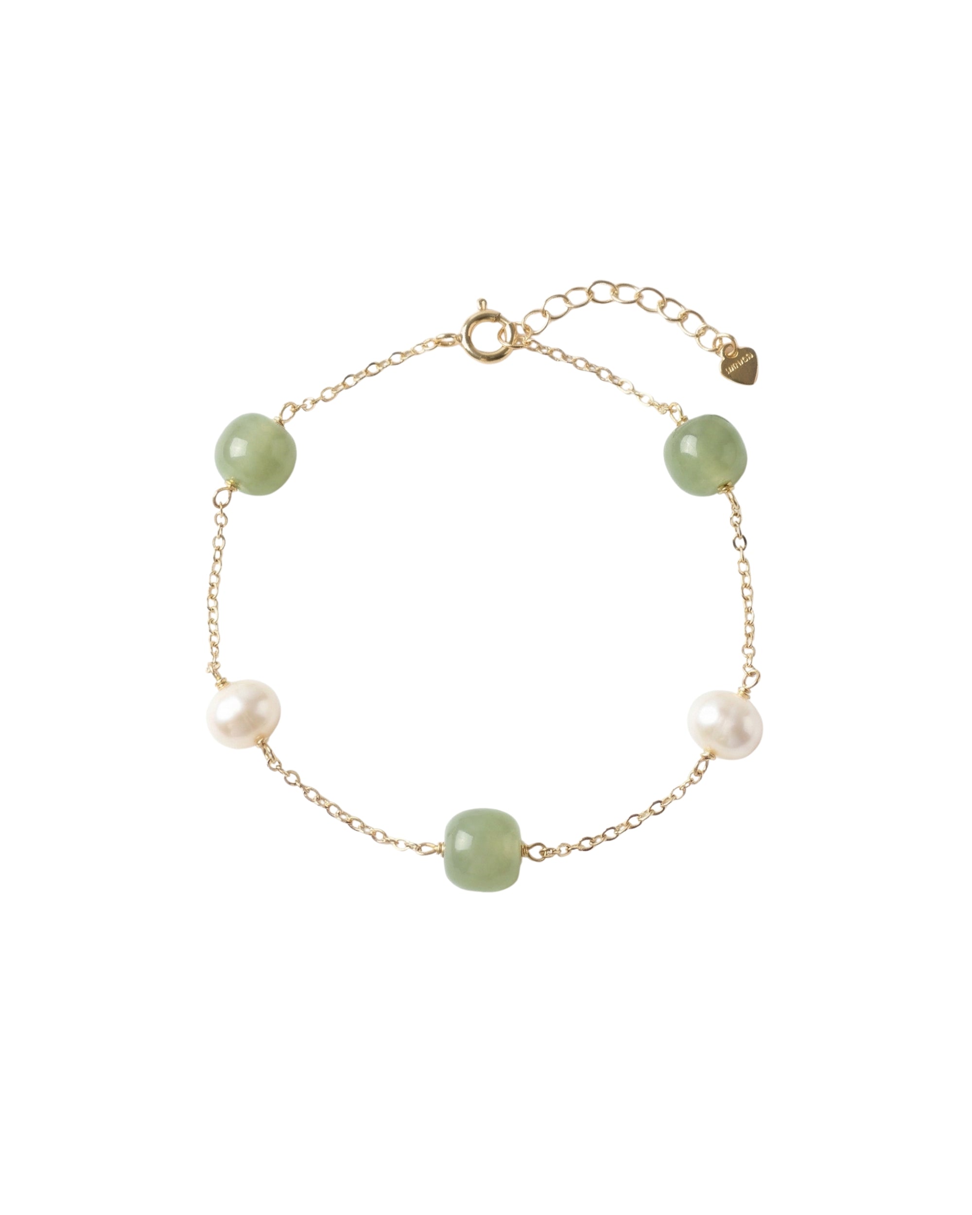 seree - Olivia — Jade Pearl Bracelet