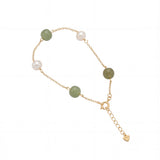 seree - Olivia — Jade Pearl Bracelet