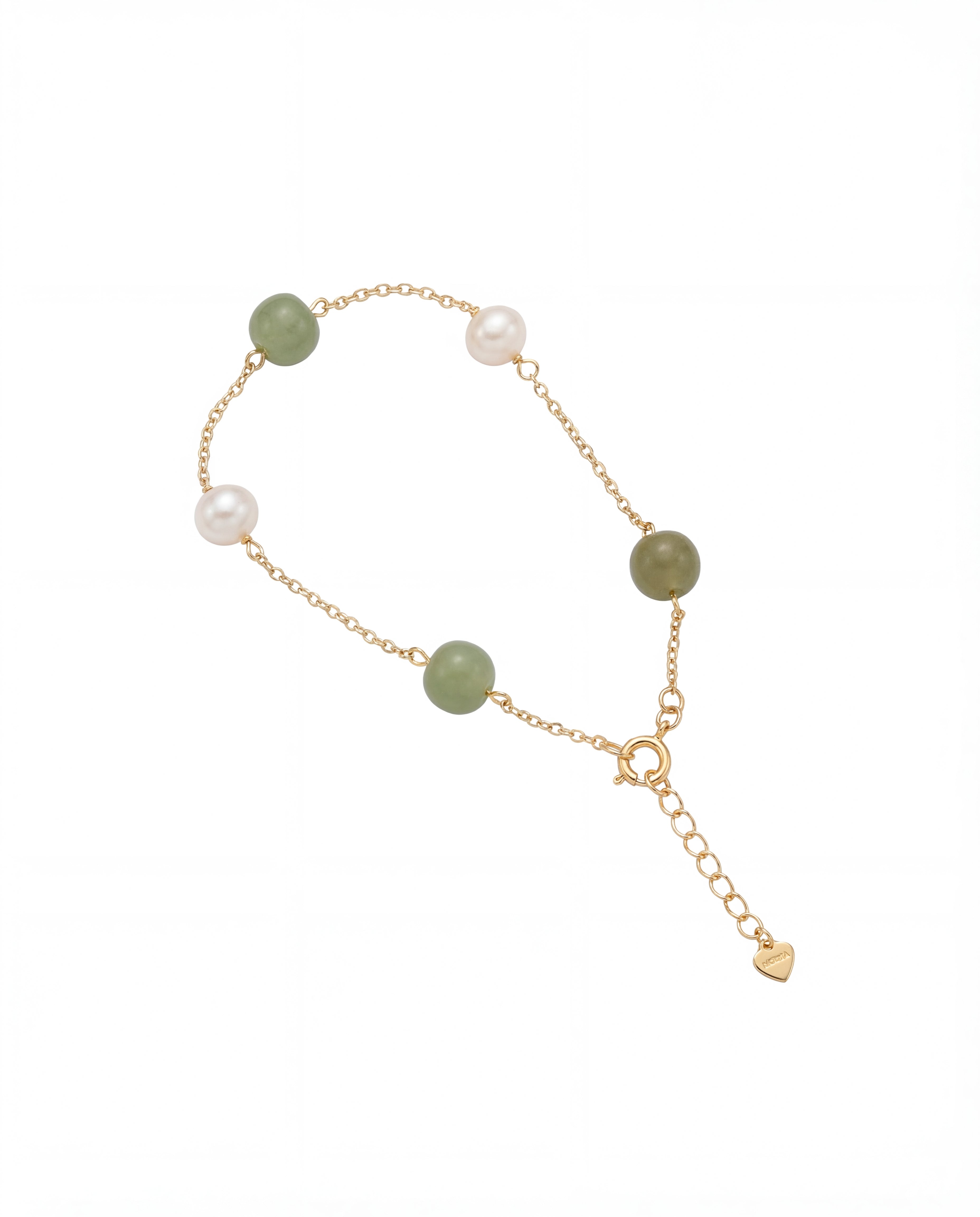 seree - Olivia — Jade Pearl Bracelet