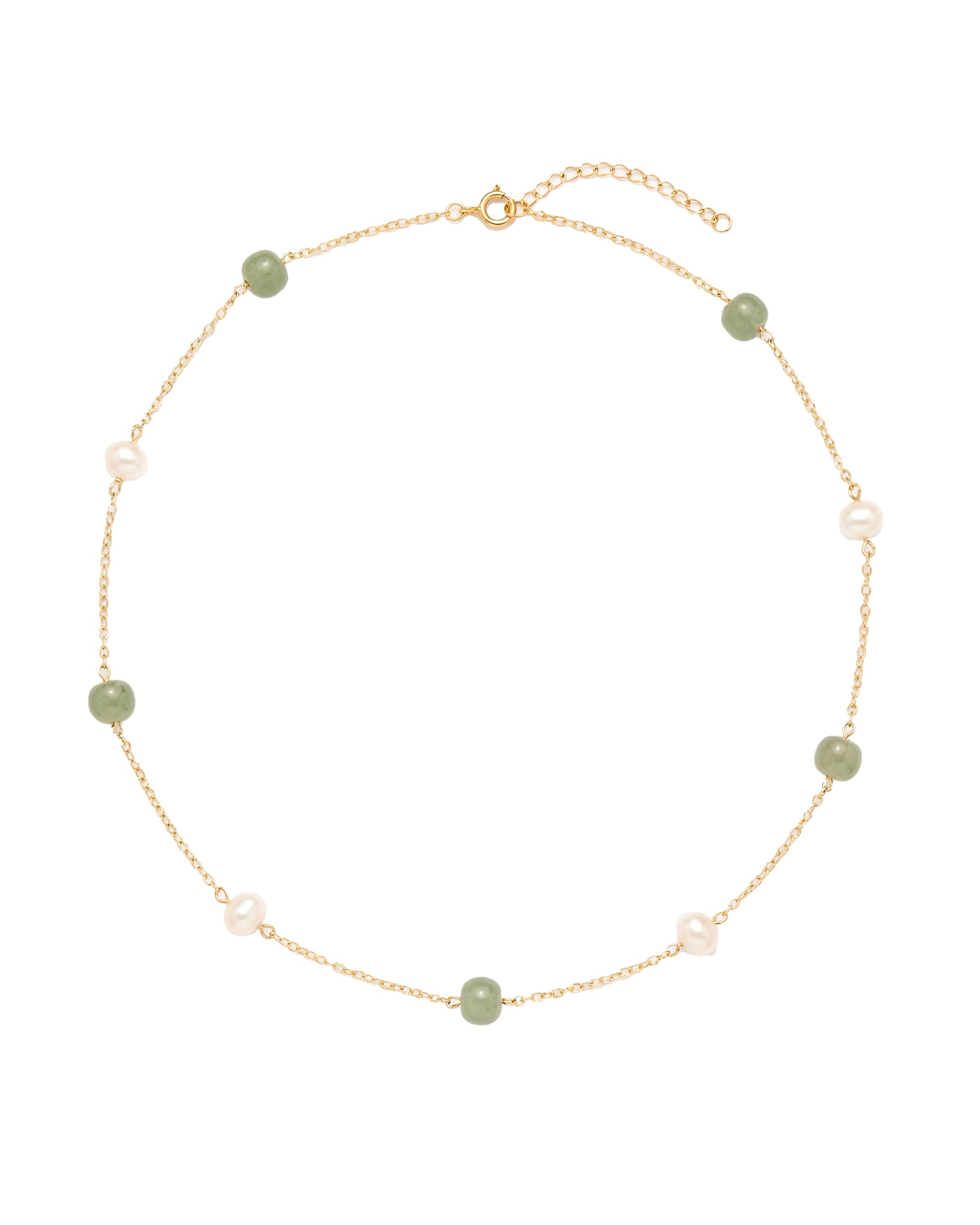 seree - Olivia — Jade Pearl Necklace