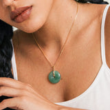 Oro — Jade Stone Pendant Necklace