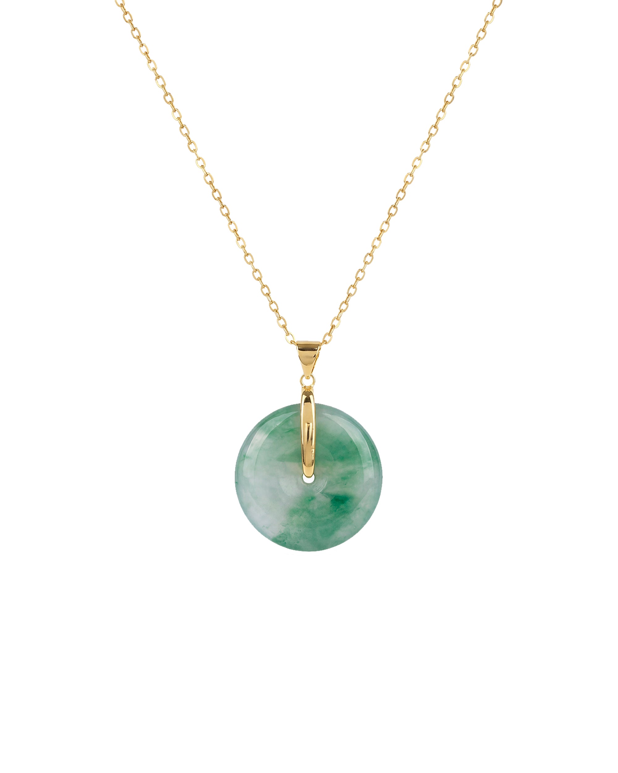 seree - Oro — Jade Stone Pendant Necklace
