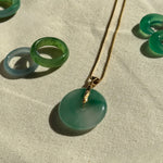 Oro — Jade Stone Pendant Necklace