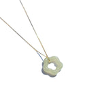 seree - Plum Blossom — Green Jade Pendant Necklace