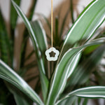 seree - Plum Blossom — Green Jade Pendant Necklace