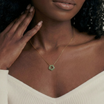 seree - Plum Blossom — Green Jade Pendant Necklace