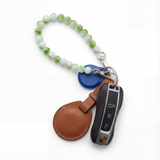 Beaded Bag Charm in Green