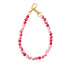 seree Beaded Bag Charm in Pink