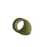 seree - Pyra — Teardrop Green Jade Ring