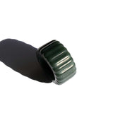 seree - Sophia — Ribbed Jade Ring