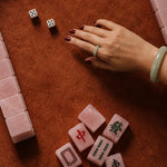 seree royal flush thirteen wonders rose quartz mahjong gift set 4