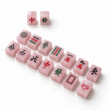 Royal Flush Rose Quartz Mahjong Gift Set