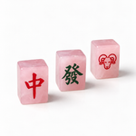 seree royal flush thirteen wonders rose quartz mahjong gift set 9