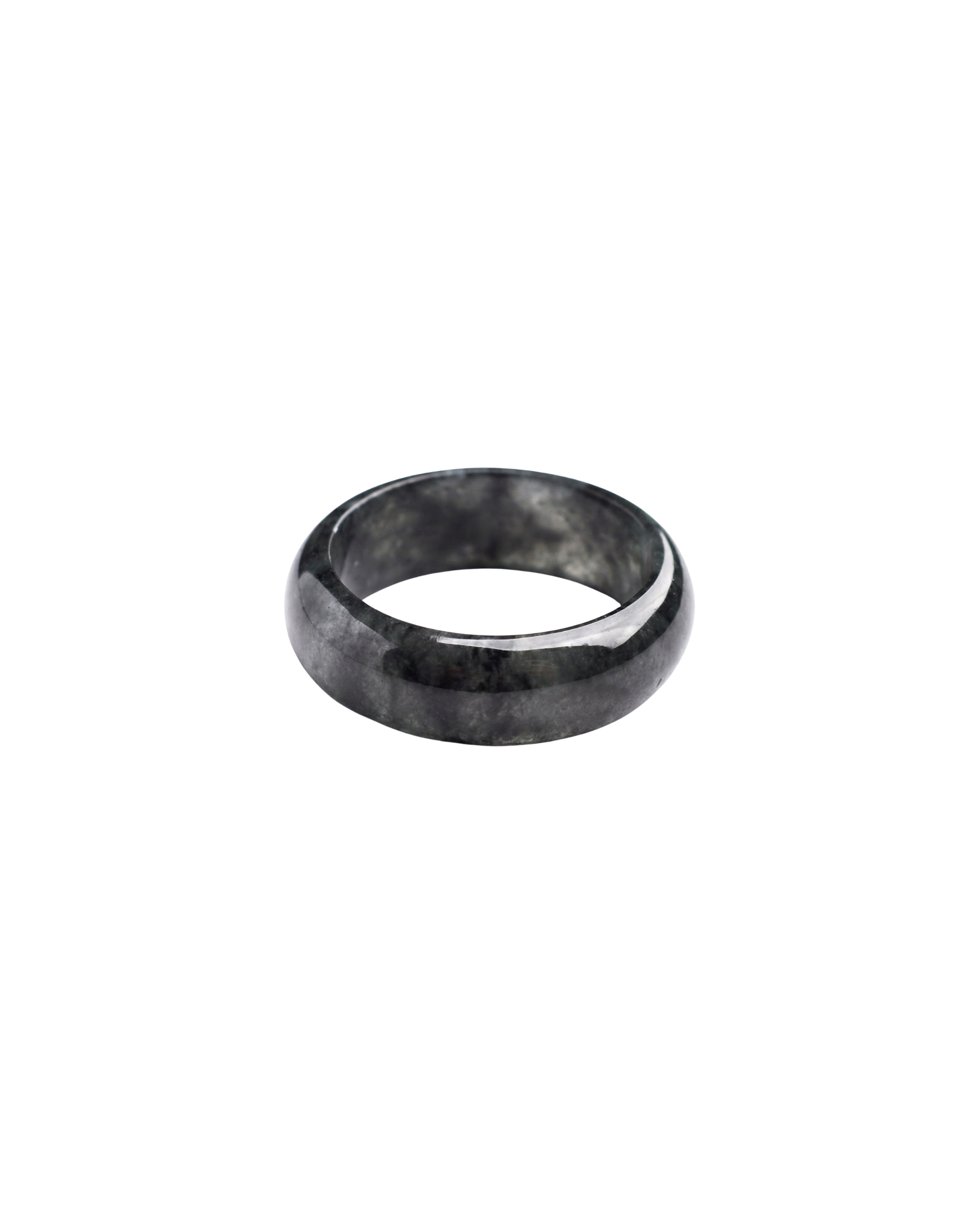 seree - Sesame — Grey Jade Ring