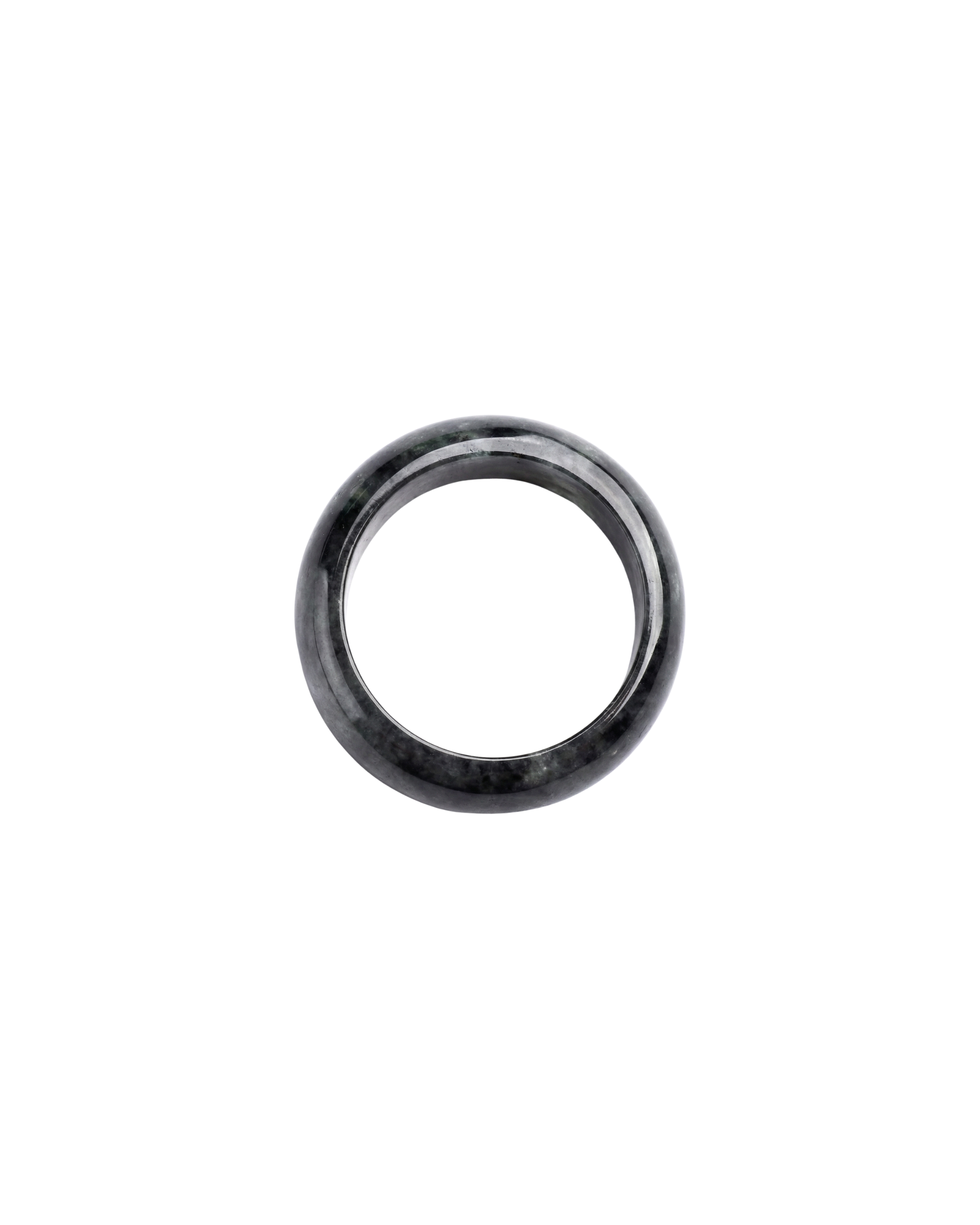 seree - Sesame — Grey Jade Ring