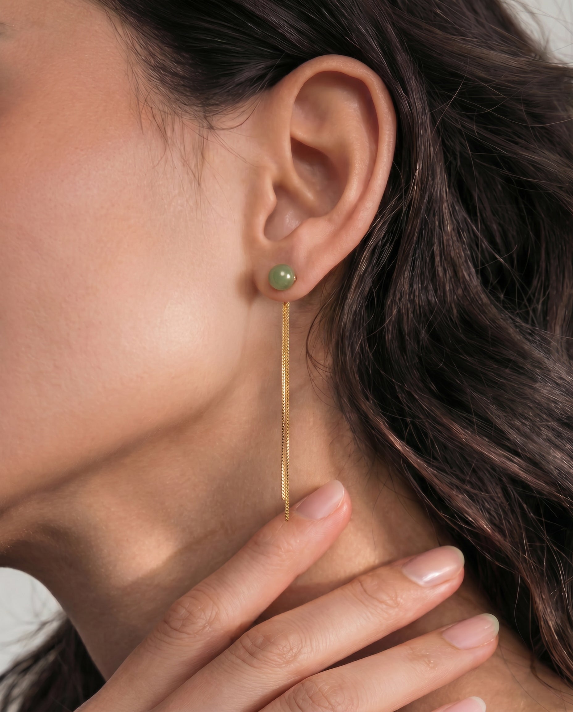 seree - Sia — Jade Drop Earrings