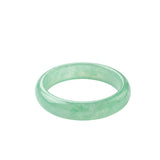 seree - Silk Collection | Agave — Classic Cyan Jade Stone Bangle
