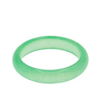 seree - Silk Collection | Agave — Classic Cyan Jade Stone Bangle