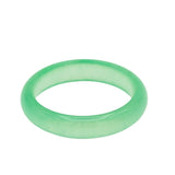 seree - Silk Collection | Agave — Classic Cyan Jade Stone Bangle