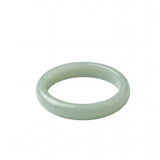 seree - Smoke — Opaque Green Jade Stone Bangle