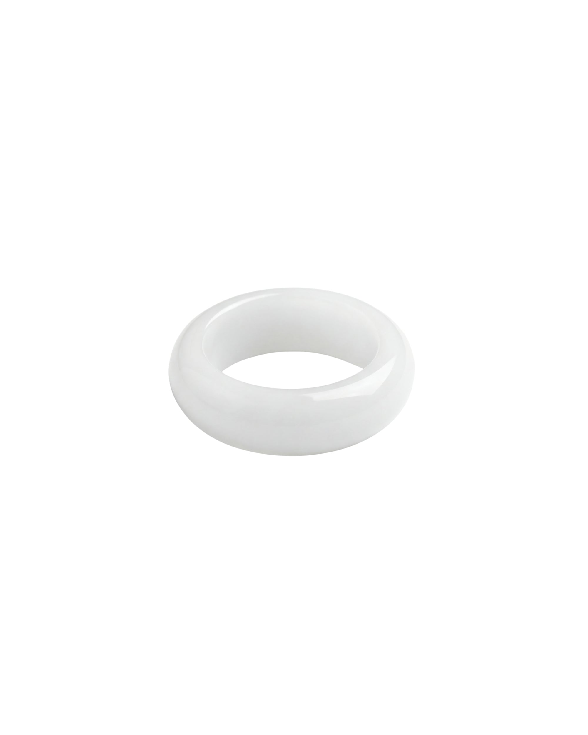 seree - Tee — White Jade Stone Ring