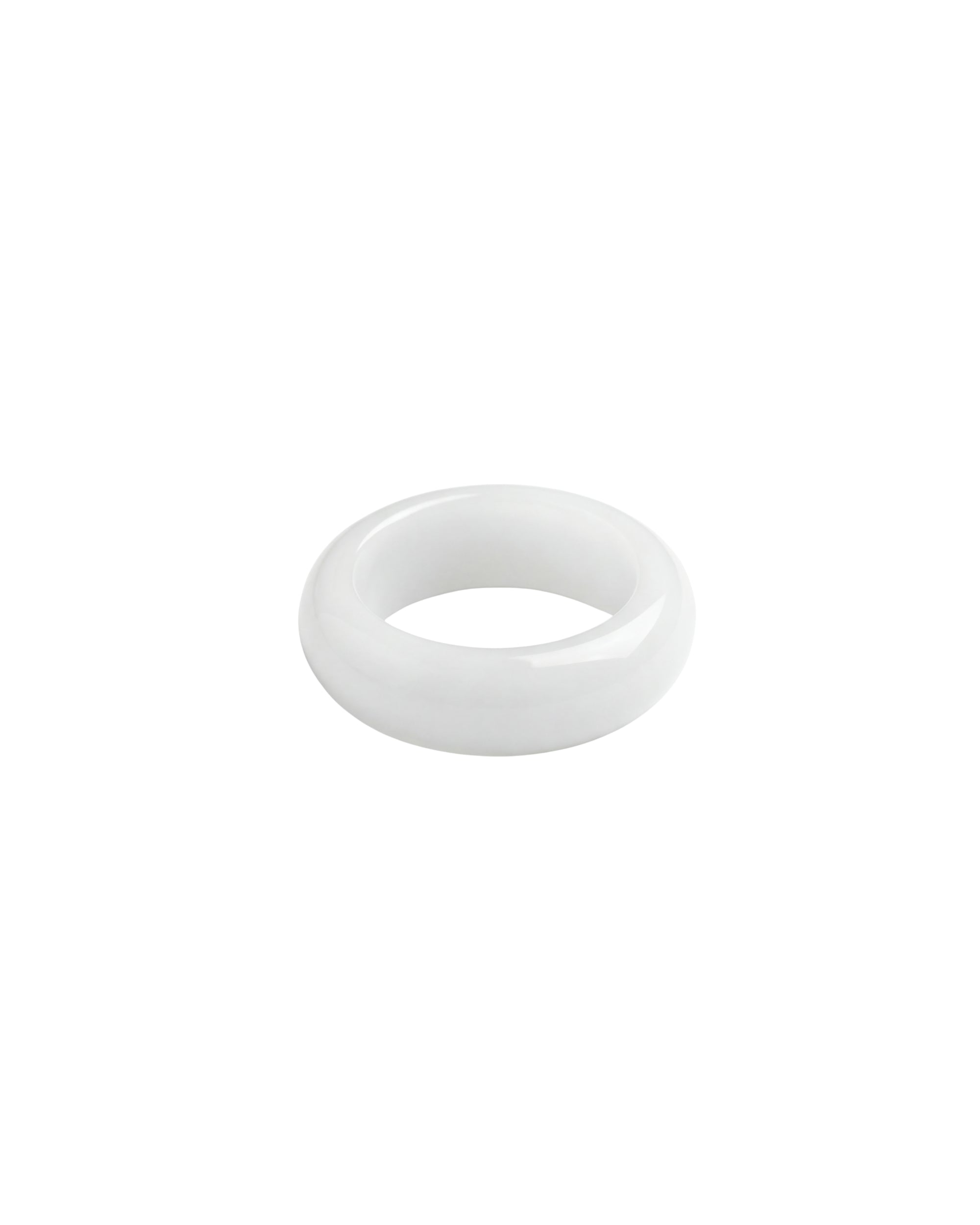 seree - Tee — White Jade Ring