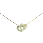 seree - The Hearts — Interlocking Jade Pendant Necklace