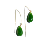 seree - Waterdrop — Lab Jade Drop Earrings