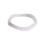 seree - Wave — Skinny Round Jade Stone Bangle