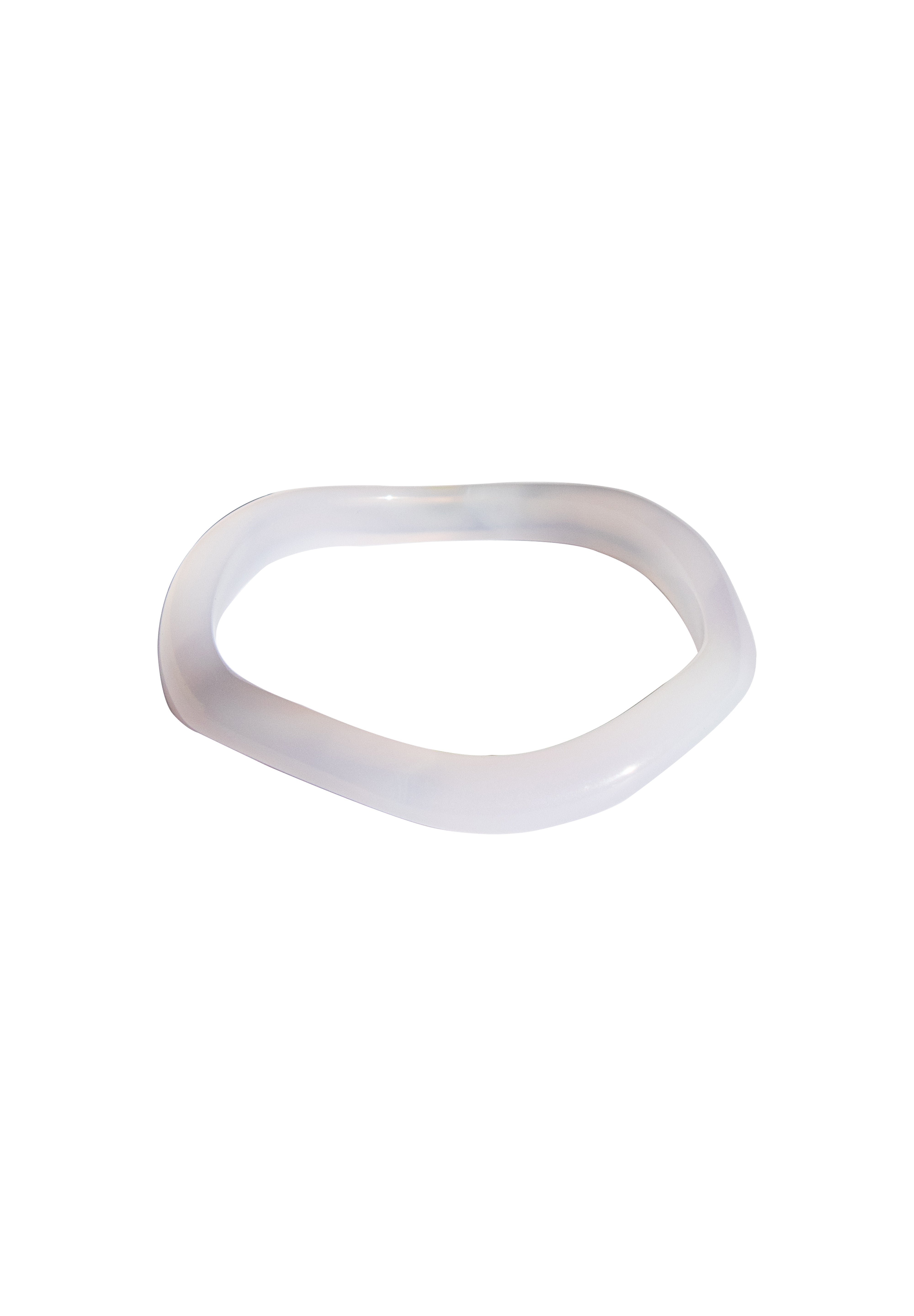 seree - Wave — Skinny Round Jade Stone Bangle