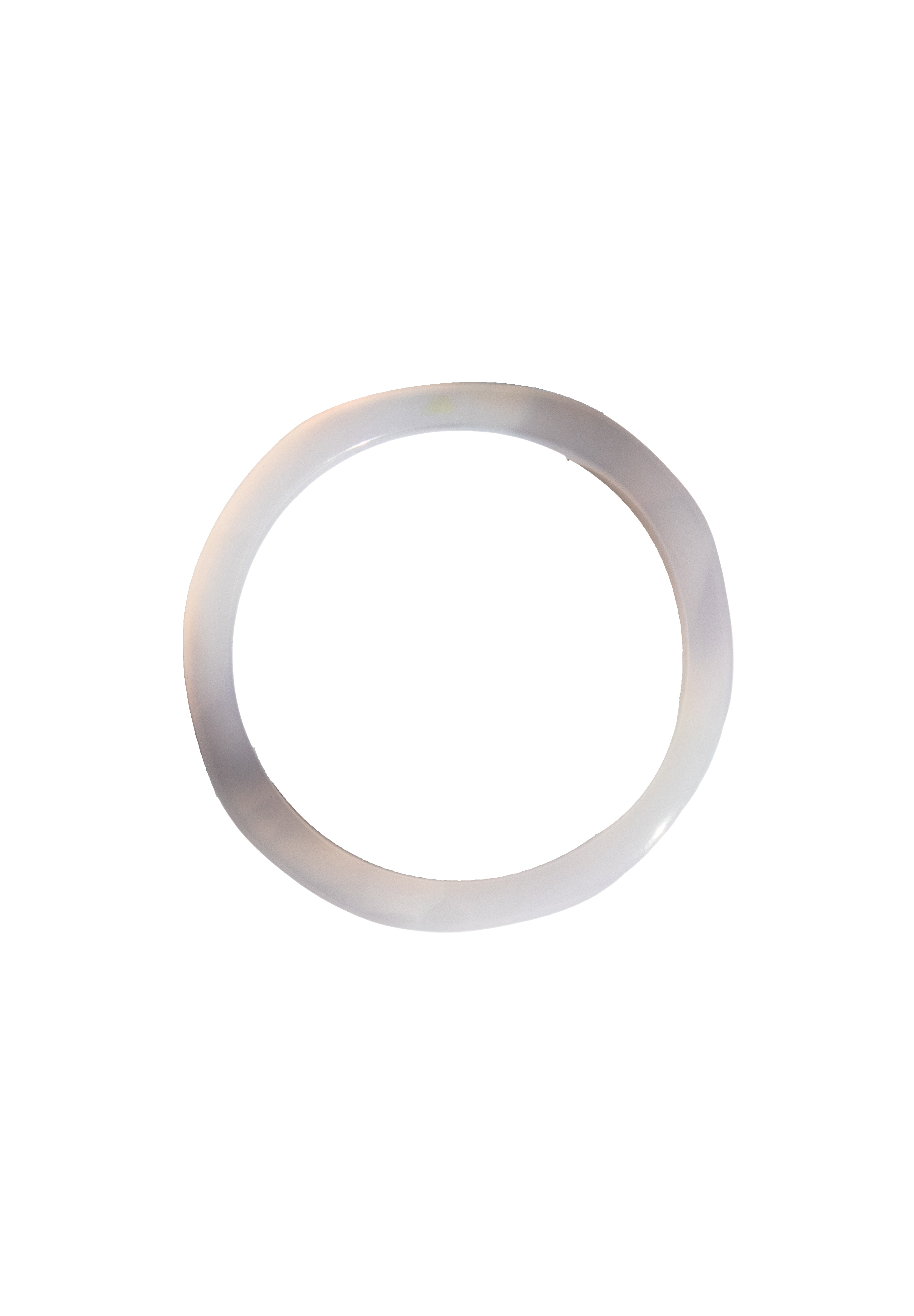 seree - Wave — Skinny Round Jade Stone Bangle
