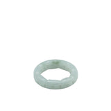 seree - Weave — Off-White Jade Ring